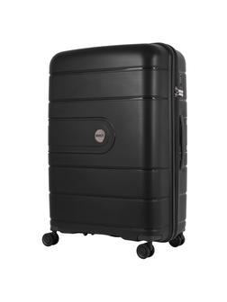 Чемодан 4-х колесный 100% полипропилен FABRETTI, черный, EN9520-28-2