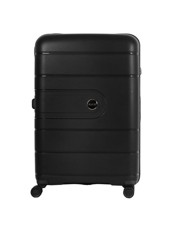 Чемодан 4-х колесный 100% полипропилен FABRETTI, черный, EN9520-28-2