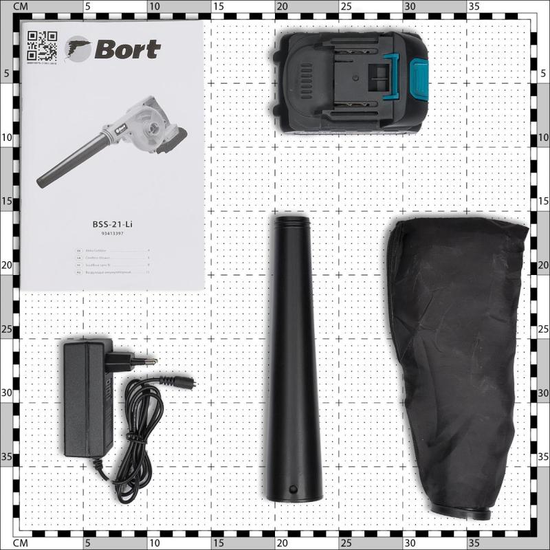 Воздуходув аккумуляторный Bort BSS-21-Li (93413397)