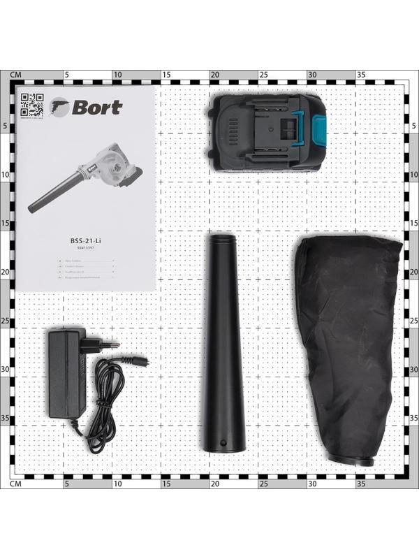 Воздуходув аккумуляторный Bort BSS-21-Li (93413397)