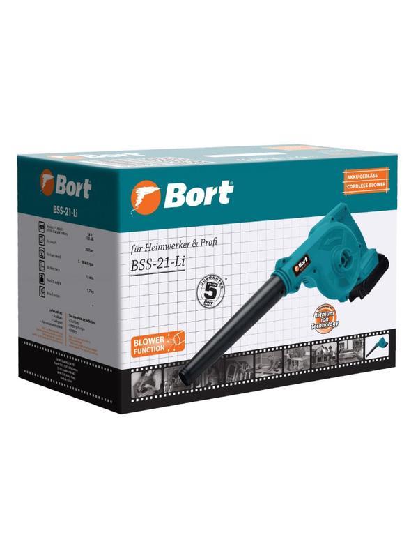 Воздуходув аккумуляторный Bort BSS-21-Li (93413397)