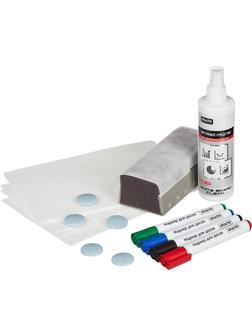 Набор принадл.для магн.маркерн.досок Attache(маркеры,спрей,губка,магн,салф)