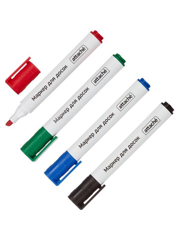 Набор принадл.для магн.маркерн.досок Attache(маркеры,спрей,губка,магн,салф)