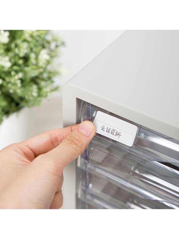 Бокс с выдвижными лотками Deli E9775, 5 выдвижн лотков серый