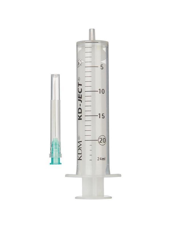 Шприц 2-комп. однораз. 20мл LS 21G(0,8x40) прил. 50шт/уп KD-Ject