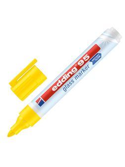 Маркер для стеклянных досок EDDING E-95/005 желтый 1,5-3мм круг.наконечник