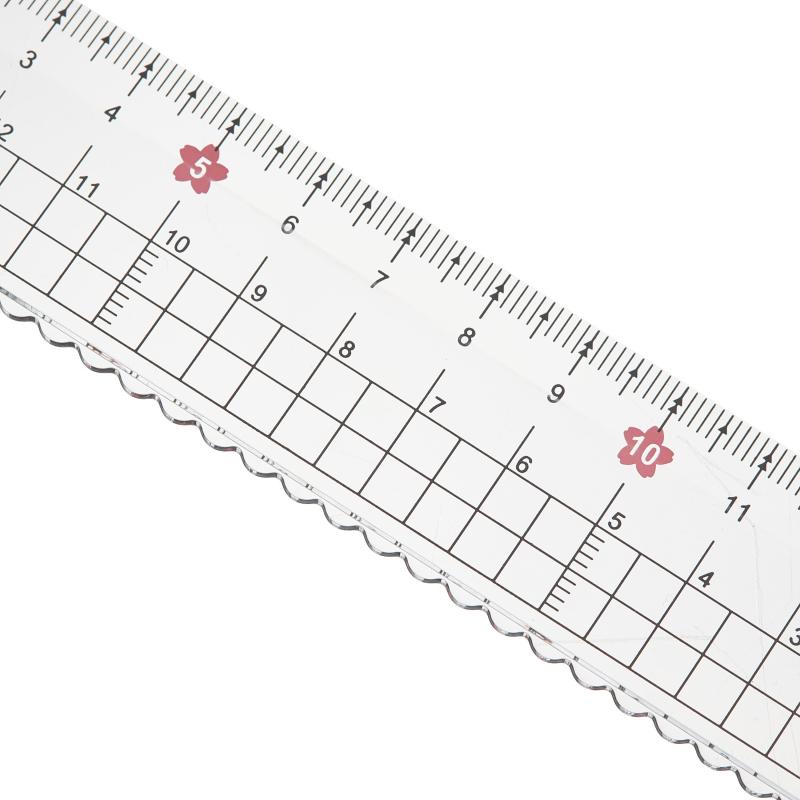 Набор чертежный M&G Sakura Rain (линейка, транспортир, 2 треугольника)