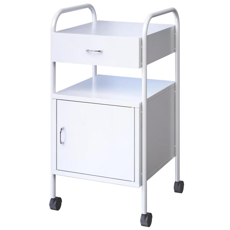 Тумба MEG_медицинская ТМ МСК-609 на колесах, на каркасе, с выдвижным ящиком