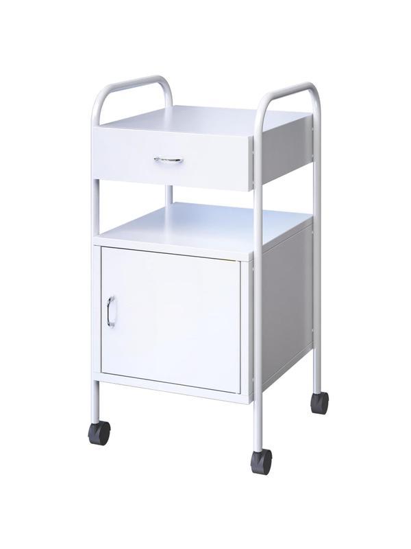 Тумба MEG_медицинская ТМ МСК-609 на колесах, на каркасе, с выдвижным ящиком