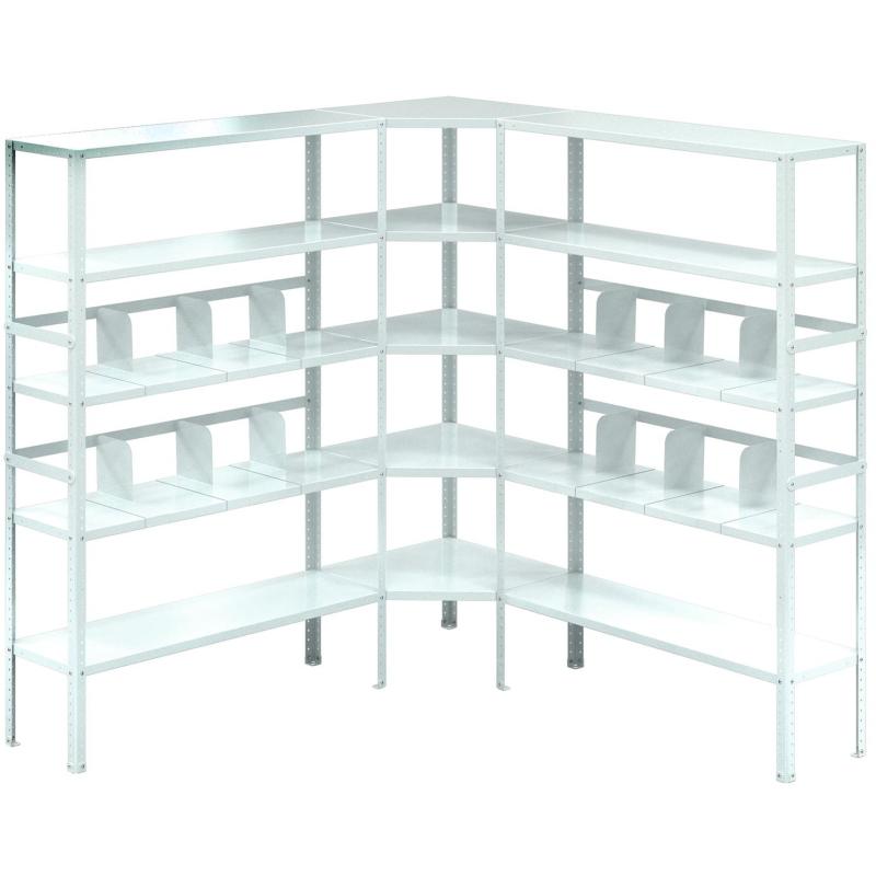 Стеллаж MEG_медицинский Сми МСК-811.400.5 мет., 5 полок, 2000х1000х400