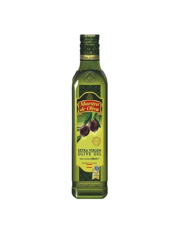 Масло Maestro De Oliva Extra Virgin оливковое, с/б, 500мл
