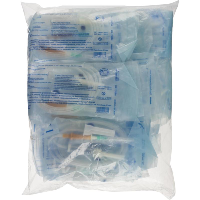 Система переливания р-ров одноразовая с иглой, 21G(0,8x40), 150см