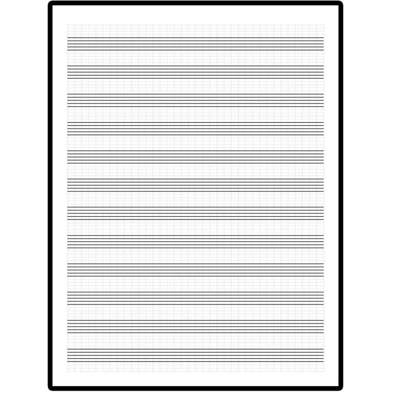 Тетрадь нотная А4 Альт 8л в ассортименте 5-8-011