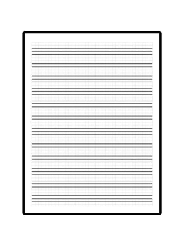 Тетрадь нотная А4 Альт 8л в ассортименте 5-8-011