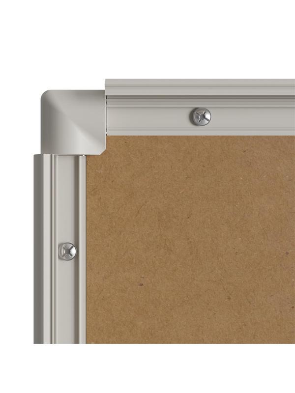 Рамка A3 Attache пласт.клик-профиль, углы прямоугольные, цвет серый