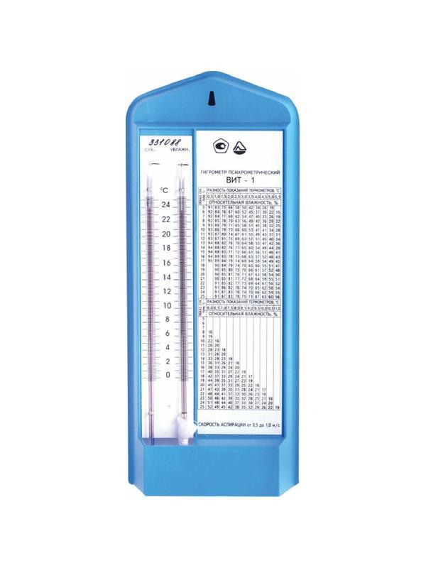 Гигрометр ВИТ-1 психрометрический Россия с поверкой