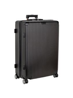 Чемодан Р5688 (3-ой) Black черный (28) пластик PC большой