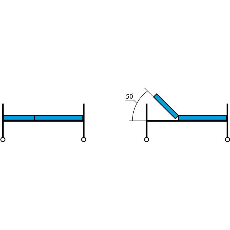 Кровать медицинская HILFE MD КМ-01 рег.подголовник