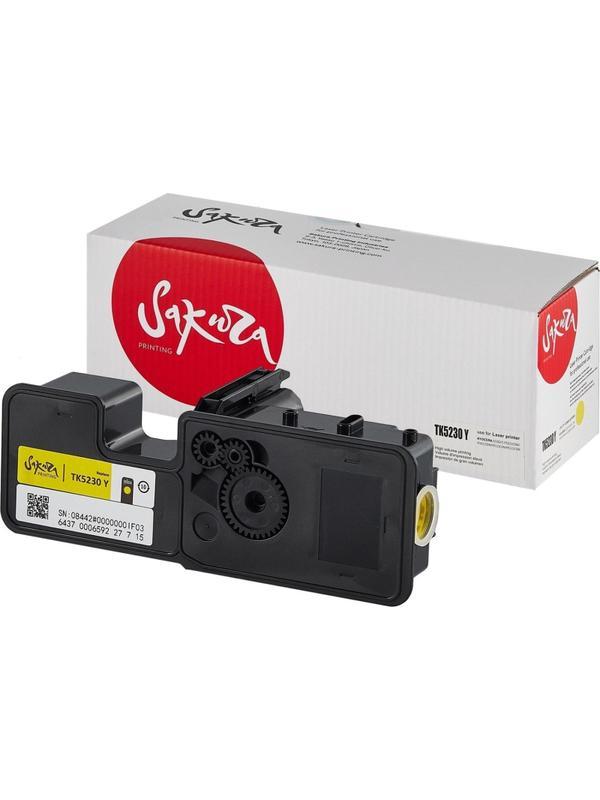 Картридж лазерный  Sakura TK-5230Y для Kyocera ECOSYS P5021 (ЛМ)