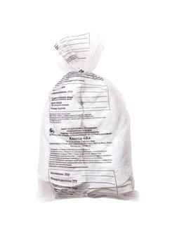 Пакет для мед.отходов кл.А белый  500x600х08мкм, 30 л, 100 шт/уп, СЗПИ