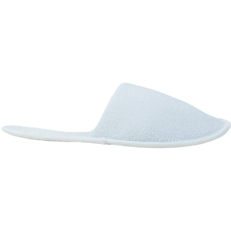 Тапочки одноразовые ГП Махровые Классик белые с закр мыс 2,5мм 150пар/уп