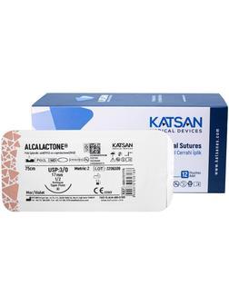 Шовный материал ALCALACTONE 3/0 17 1/2 TAPER POINT кол. 75 см уп/12 шт