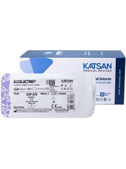 Шовный материал ALCALACTINE 3/0 26 1/2 TAPER CUT кол-реж.75 уп/36 шт