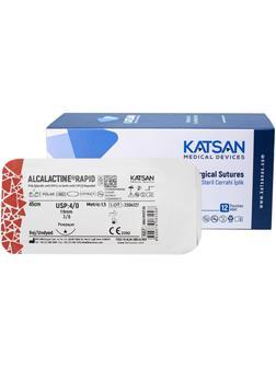 Шовный материал ALCALACTINE RAPID 4/0 19 3/8  CUTTING EDGE реж. 45 уп/24 шт