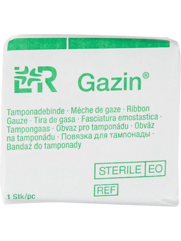 Перевяз. ср-ва Тупферы стер марл 1см х 5м, Gazin, для тампонирования, 13470