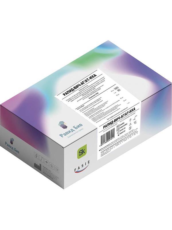 Тест на выявление ВИЧ на антиген p24 и антитела к ВИЧ 1/2, Rapid Bio, 25 шт