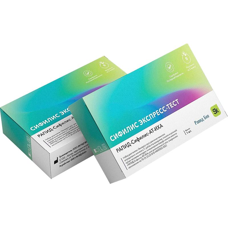 Тест на выявление сифилиса, Rapid Bio, 1 шт