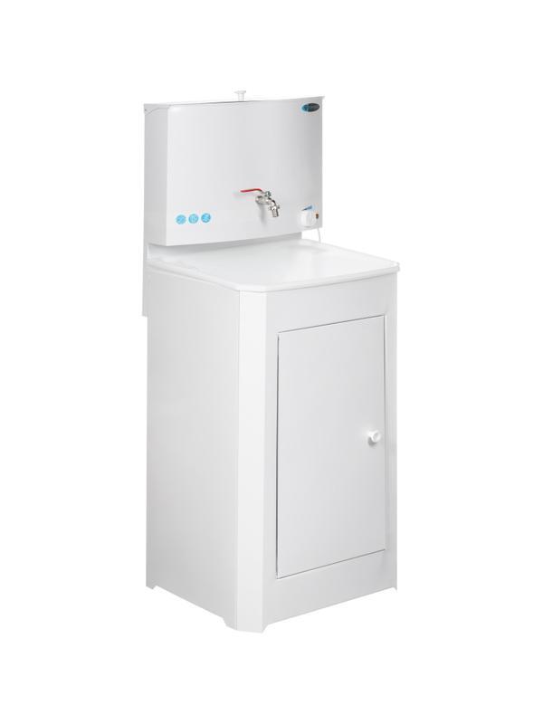 Умывальник дачный TOPFORT ELEGANT с подогревом 17л, пласт мойка, белый