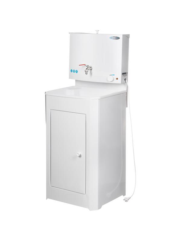 Умывальник дачный TOPFORT ELEGANT с подогревом 17л, пласт мойка, белый