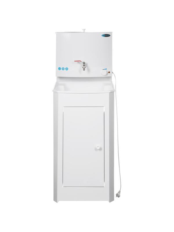 Умывальник дачный TOPFORT ELEGANT с подогревом 17л, пласт мойка, белый