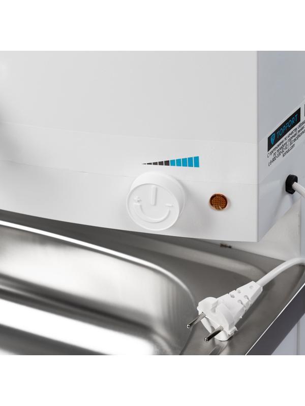 Умывальник дачный TOPFORT ELEGANT с подогревом 17л, нерж. мойка, белый