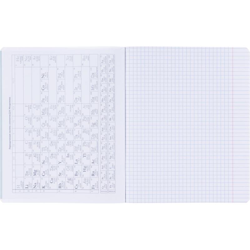Тетрадь предметная BS, А5, 48л., клетка, скрепка. Oblivion, химия N4521