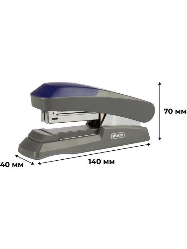 Степлер Attache Motion (№24/6) до 25 лис,энергосберегающий,пластик,серый
