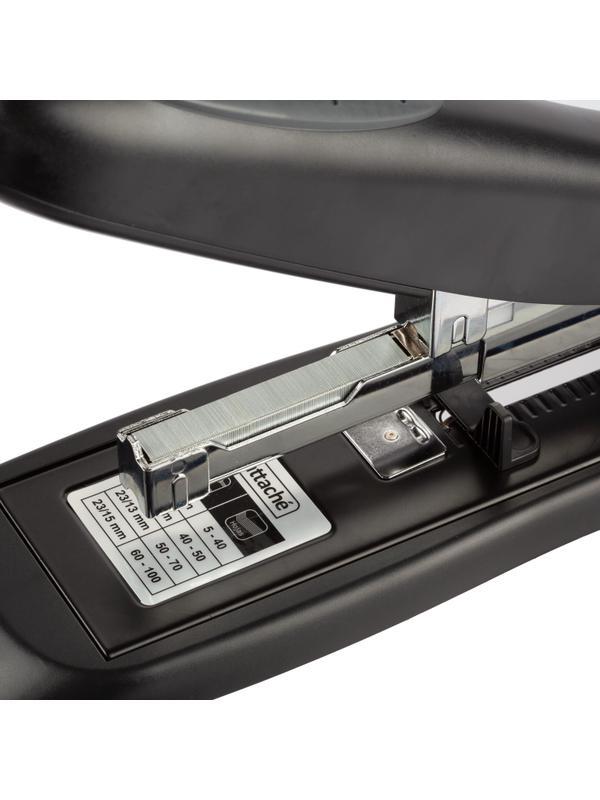 Степлер Attache Quantum (23/6-23/13) до 100 лист., мощный,пластик,черный