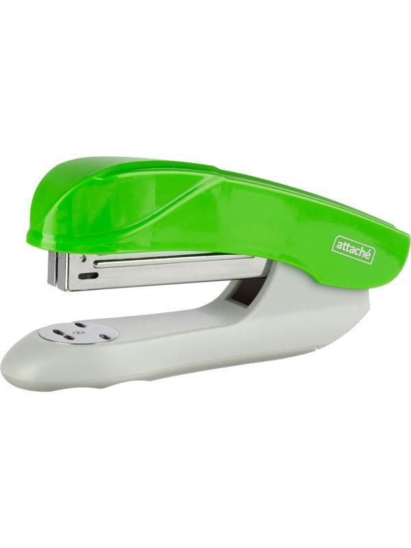 Степлер Attache Pulse(№24/6-26/6) до 25 листов, пластик, зеленый