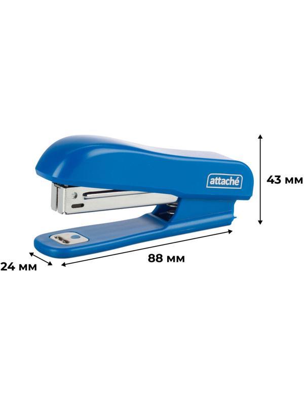 Степлер Attache Compact (№10) до 15 листов, пластик, синий