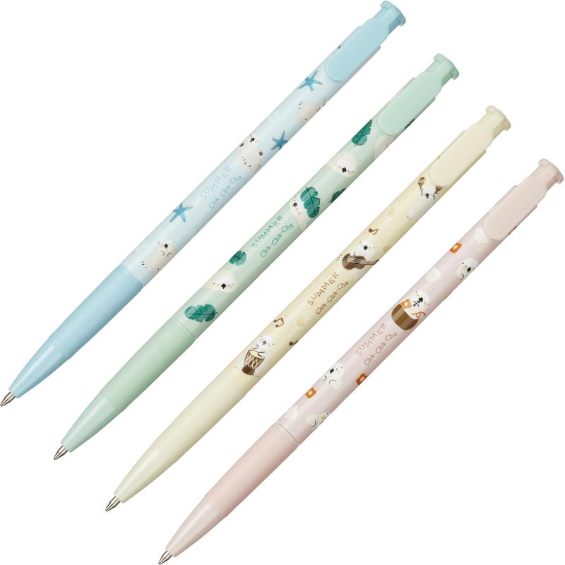 Ручка шариковая автомат. M&G Summer Cha Cha Cha шар0,7мм син,в ассABP827R3