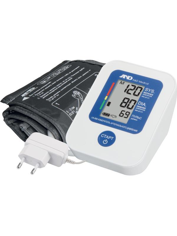 Тонометр AND UA-888AC  стандартная манжета 23-37, с адаптером