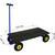 Тележка плат с поворот осью ТПО О колеса пневмо D250мм RUSKLAD
