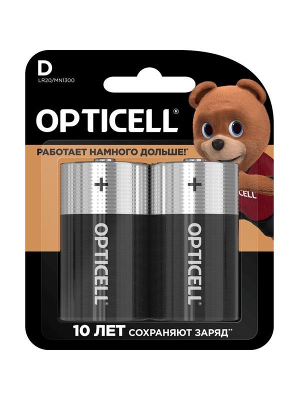 Батарейка OPTICELL D 2шт/уп