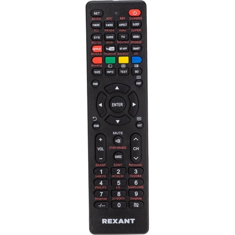 Пульт ДУ для телевизора RX-708E REXANT, 38-0003