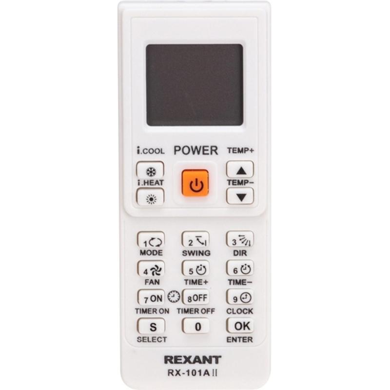 Пульт ДУ для кондиционеров RX-101AII REXANT, 38-0103