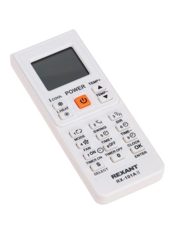 Пульт ДУ для кондиционеров RX-101AII REXANT, 38-0103