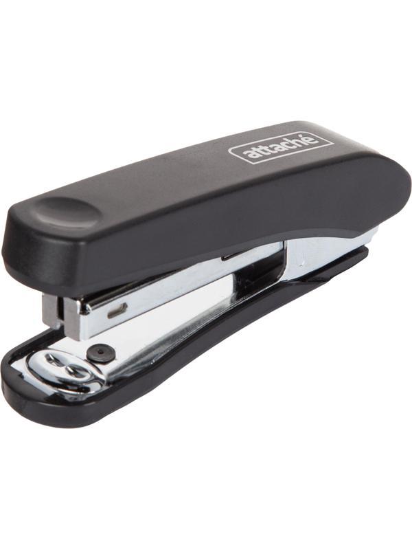 Степлер Attache Alpha (№10) до 15 листов, пластик, черный