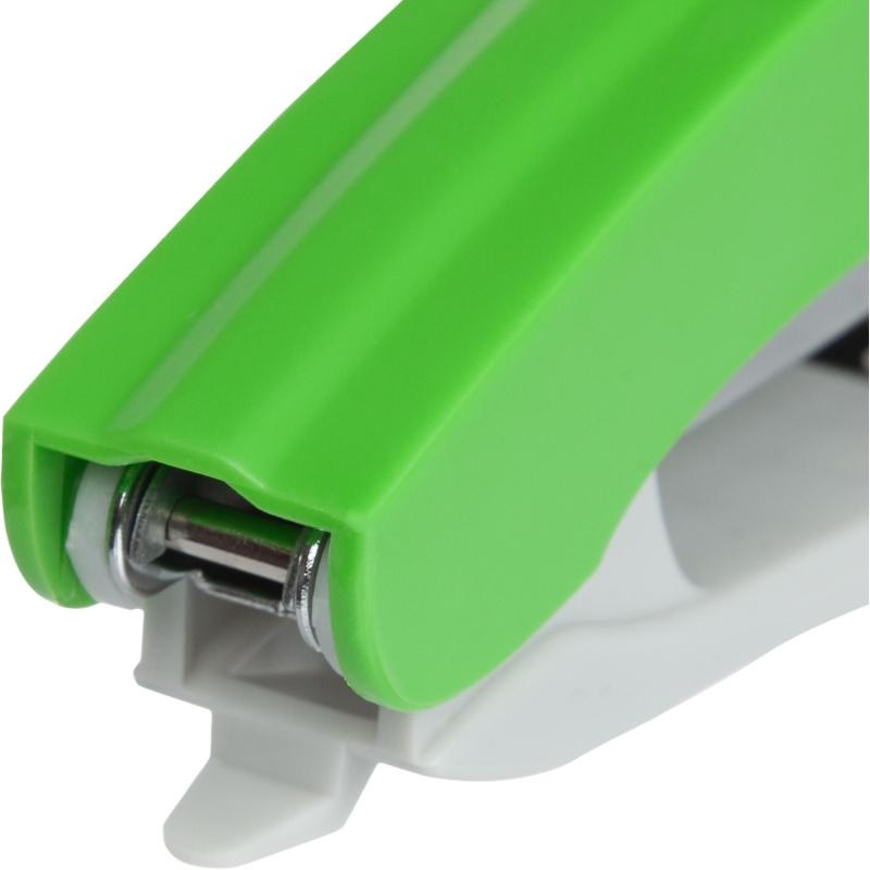 Степлер Attache Pulse (№10) до 15 листов, антистеплер, пластик, зеленый