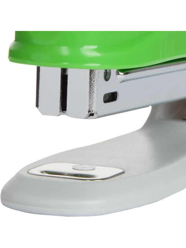 Степлер Attache Pulse (№10) до 15 листов, антистеплер, пластик, зеленый